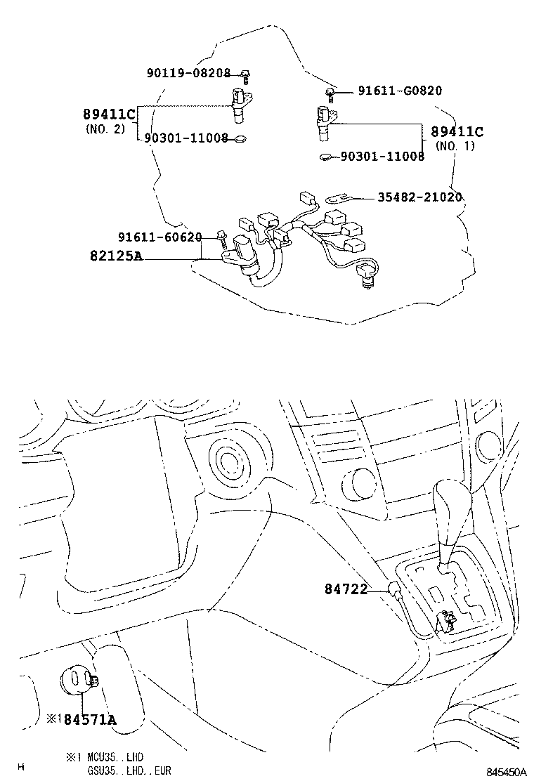 84571-48010 SWITCH, KICK DOWN product image