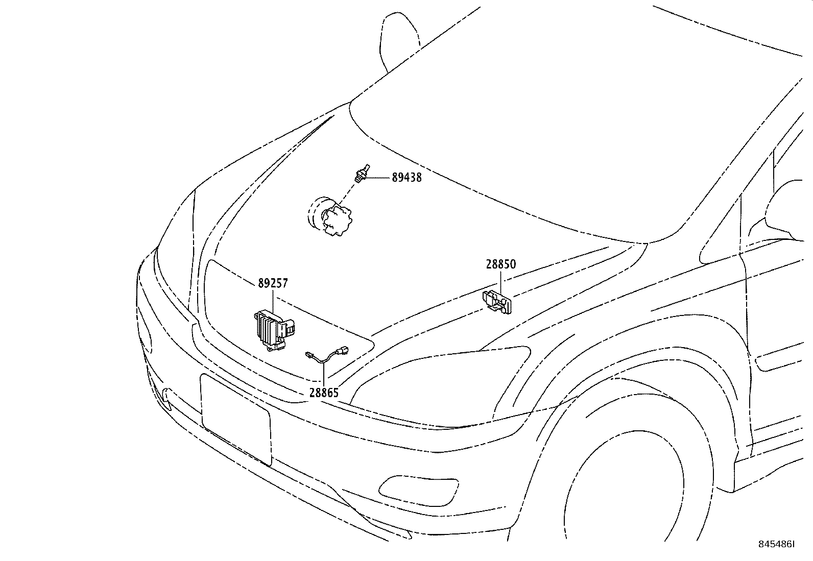 82730-48331 BLOCK ASSY, INSTRUMENT PANEL JUNCTION product image