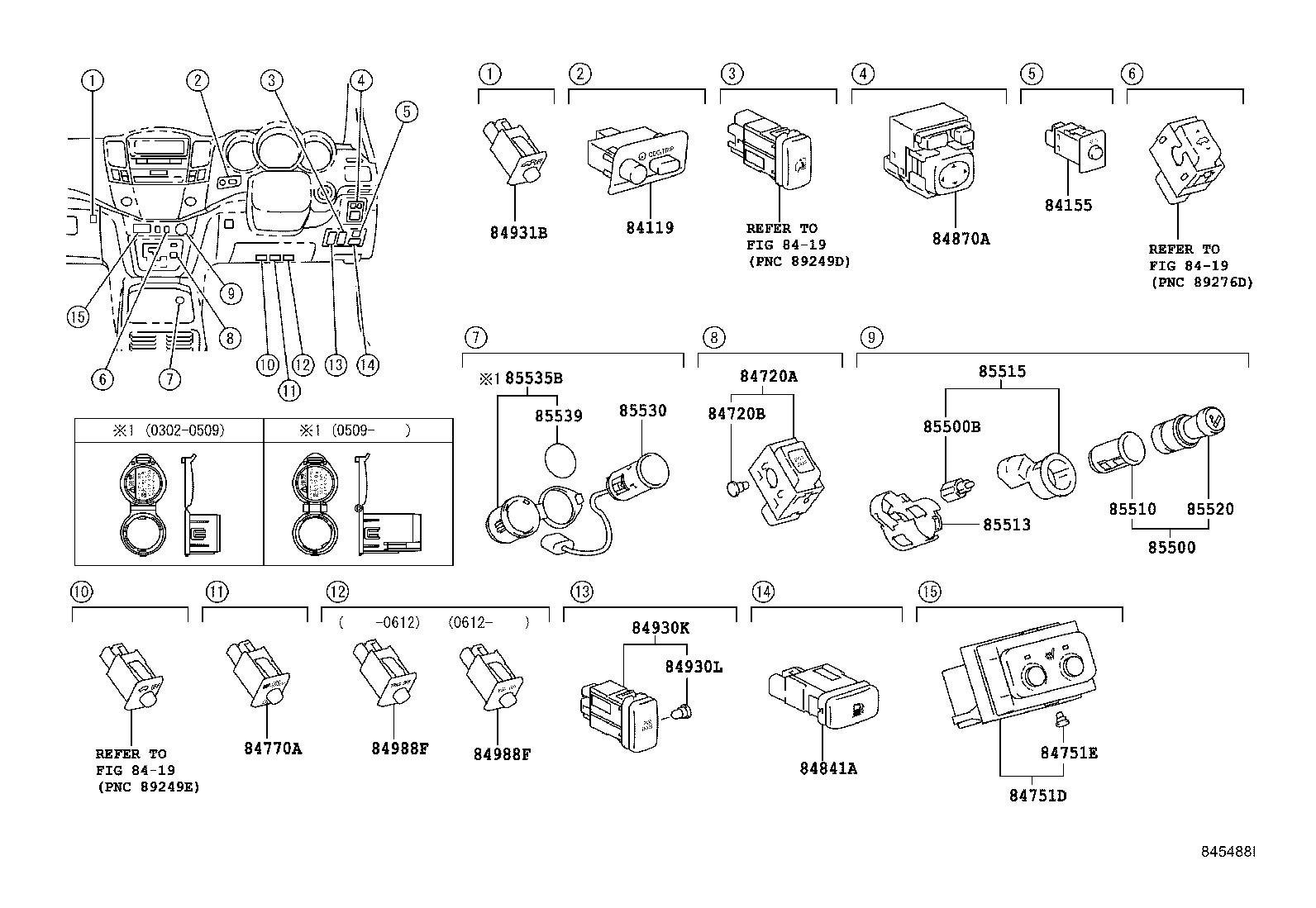82730-48331 BLOCK ASSY, INSTRUMENT PANEL JUNCTION product image
