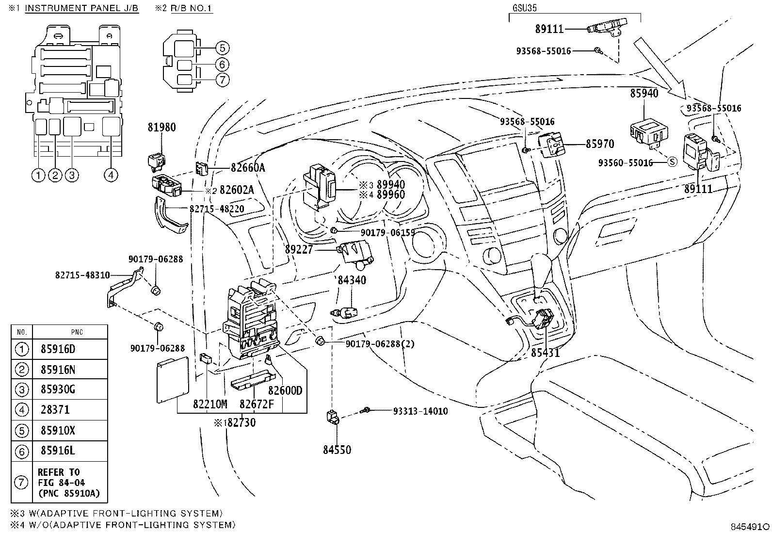 82730-48253 BLOCK ASSY, INSTRUMENT PANEL JUNCTION product image