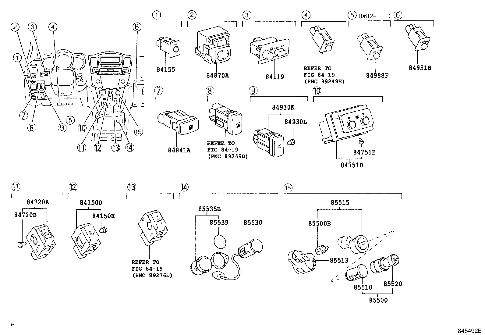 82730-48253 BLOCK ASSY, INSTRUMENT PANEL JUNCTION product image