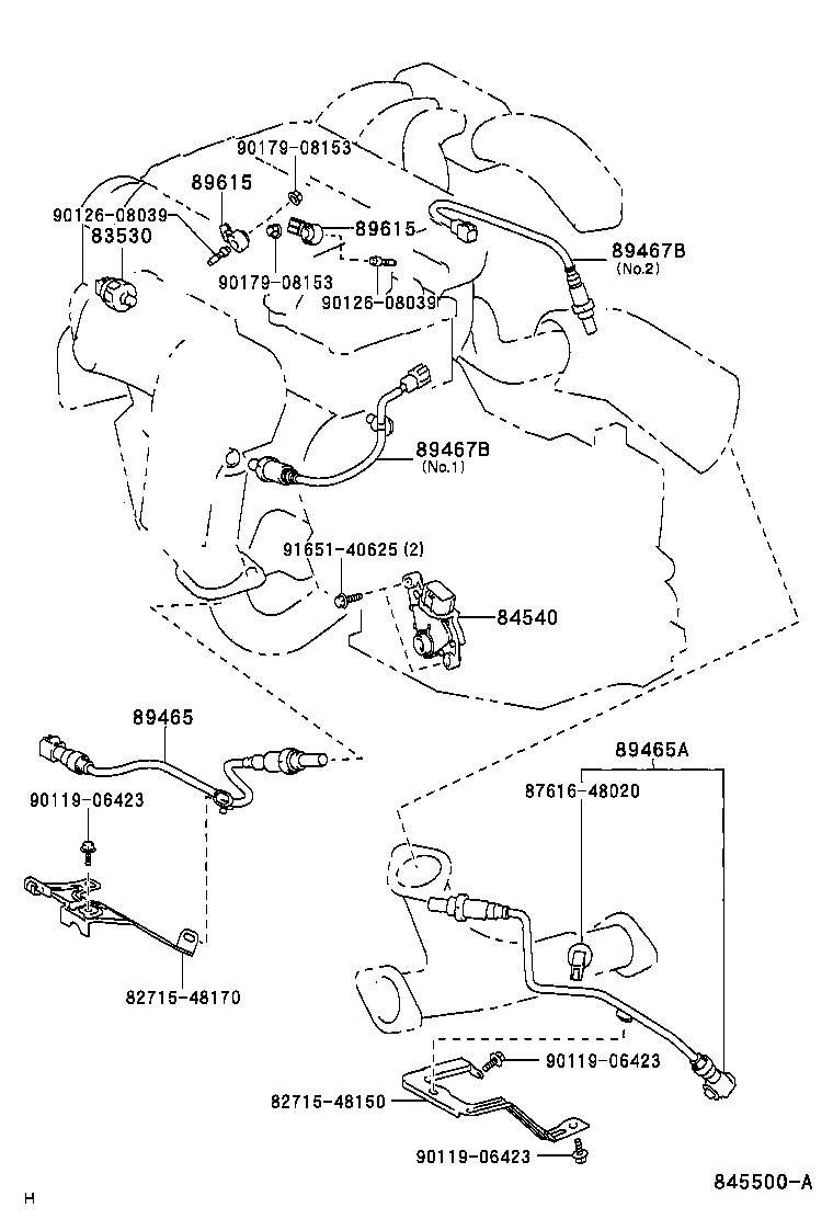 Toyota 82602-48090 BLOCK SUB-ASSY, RELAY