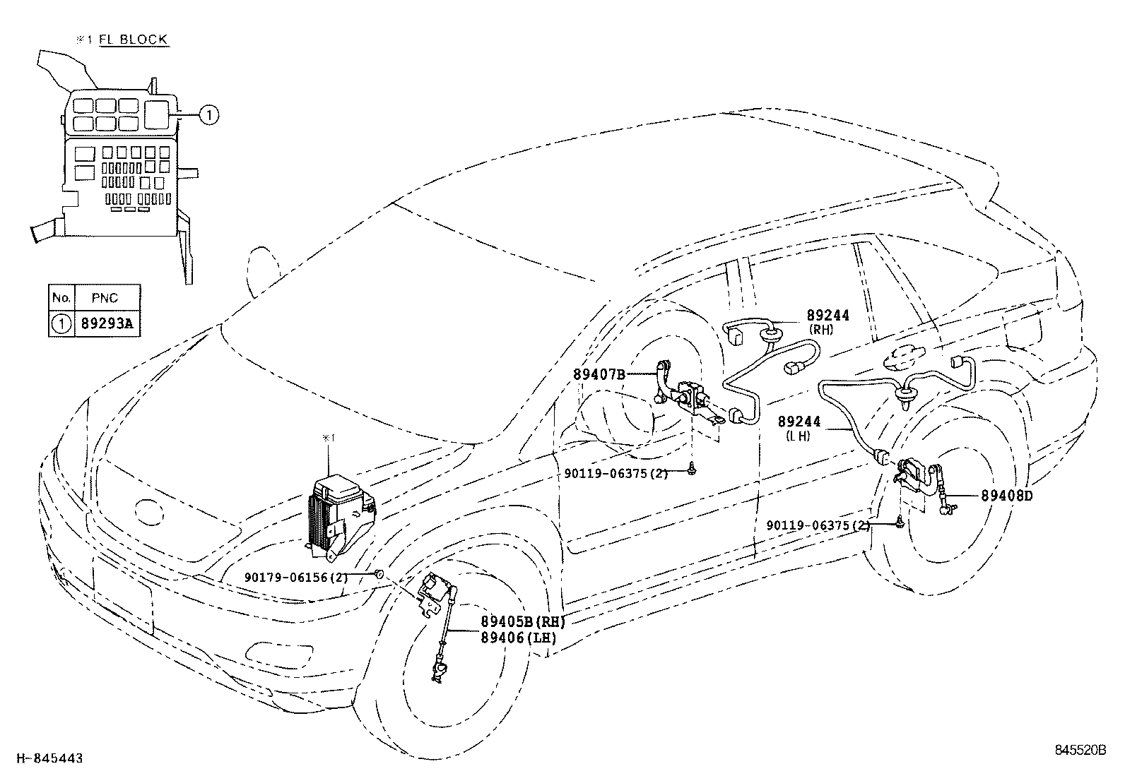 89293-48012 COMPUTER, SUSPENSION CONTROL product image