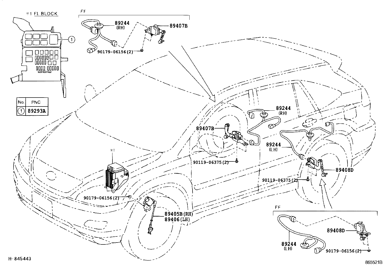 Toyota 89244-48030 WIRE, ABSORBER CONTROL, REAR