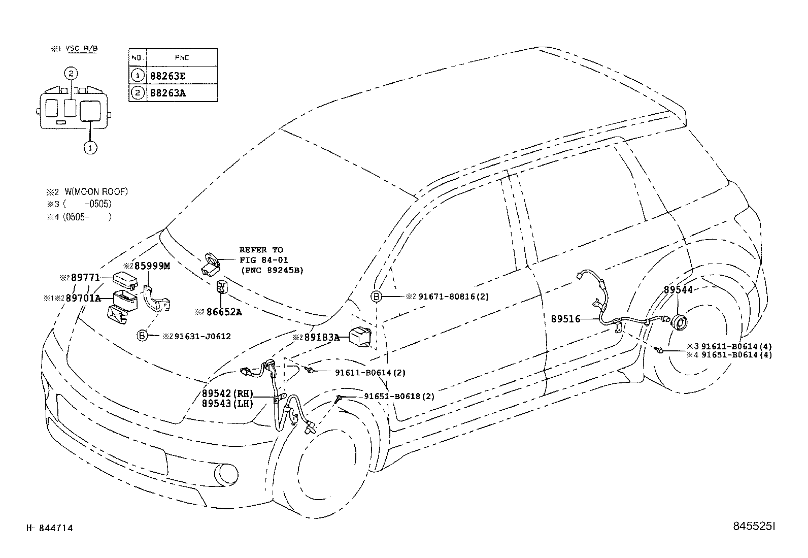 Toyota 89183-60020 SENSOR, YAWRATE