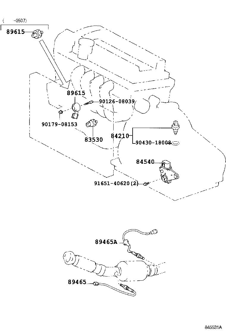 Toyota 84140-42010 SWITCH ASSY, HEADLAMP DIMMER