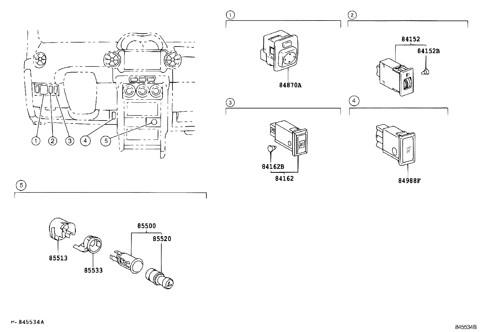 89245-44010 SENSOR, STEERING product image