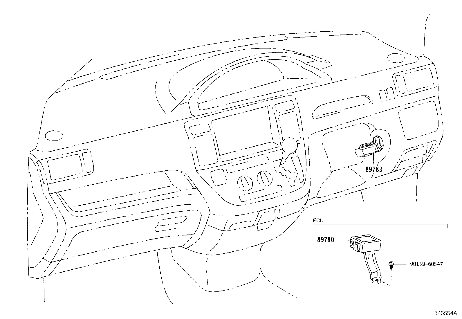 89780-46010 COMPUTER ASSY, TRANSPONDER KEY product image