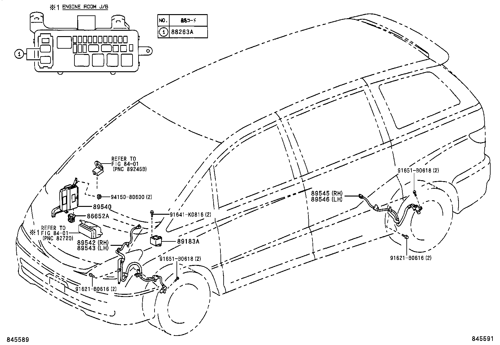 89545-28150 SENSOR, SPEED, REAR RH product image