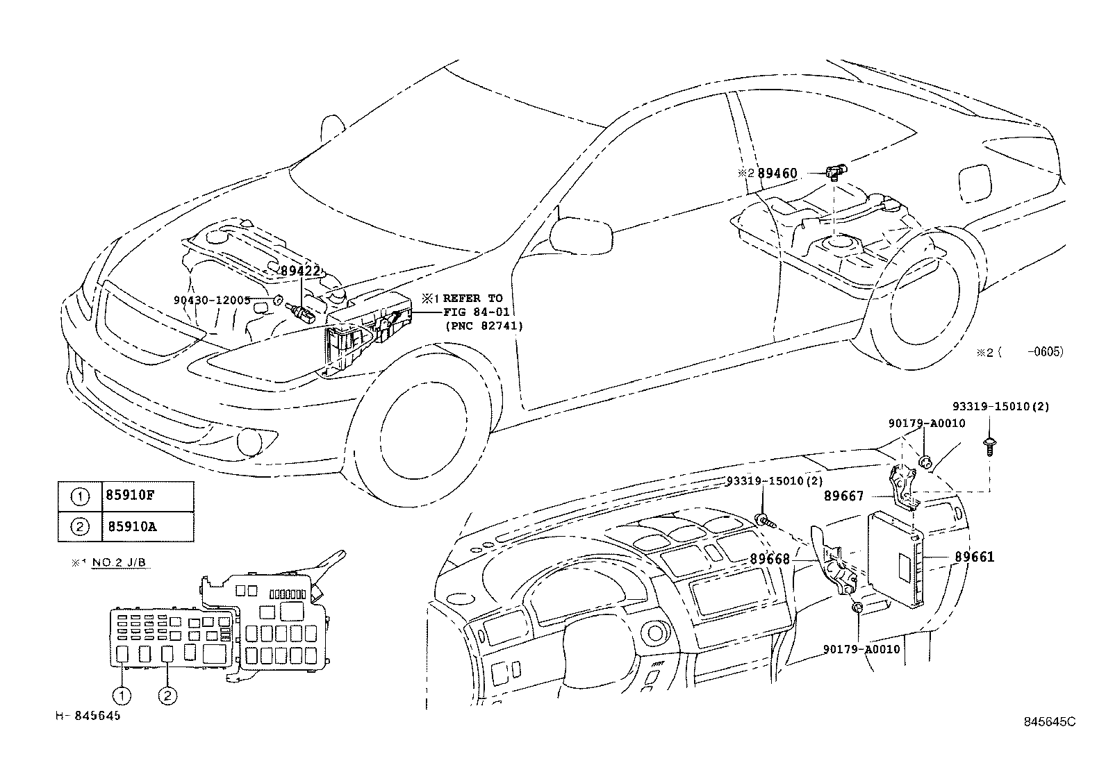 Toyota 89666-06230 COMPUTER, ENGINE CONTROL