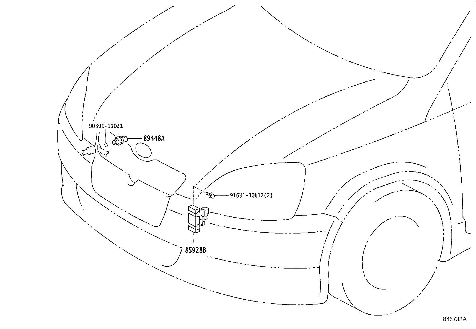 Toyota 90987-02028 RELAY, MAGNET-CLUTCH