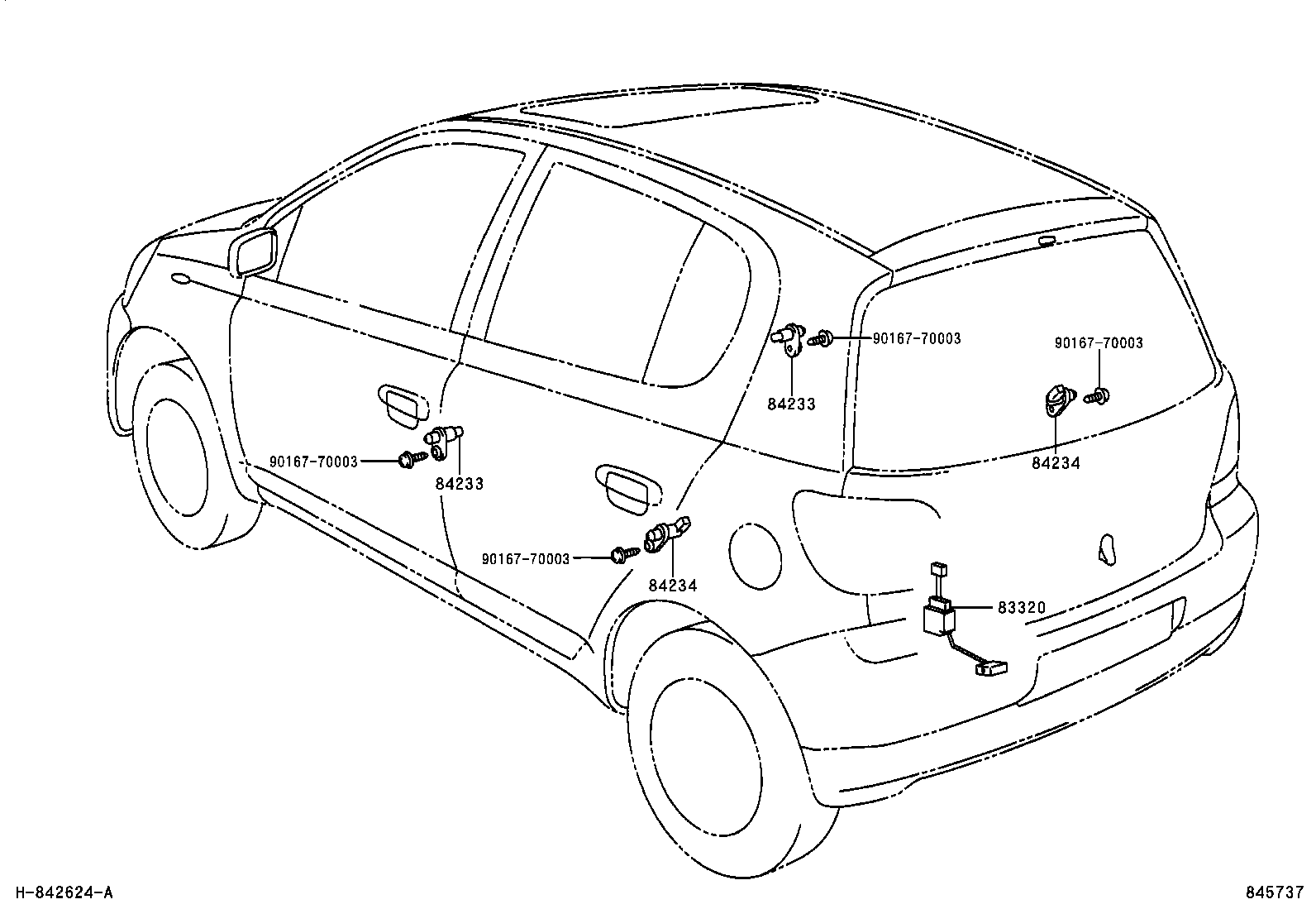 82732-52080 BLOCK ASSY, INSTRUMENT PANEL JUNCTION product image