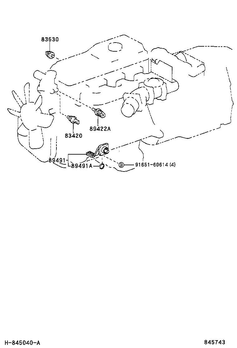 80590-37150 RELAY, KEY REMINDER product image
