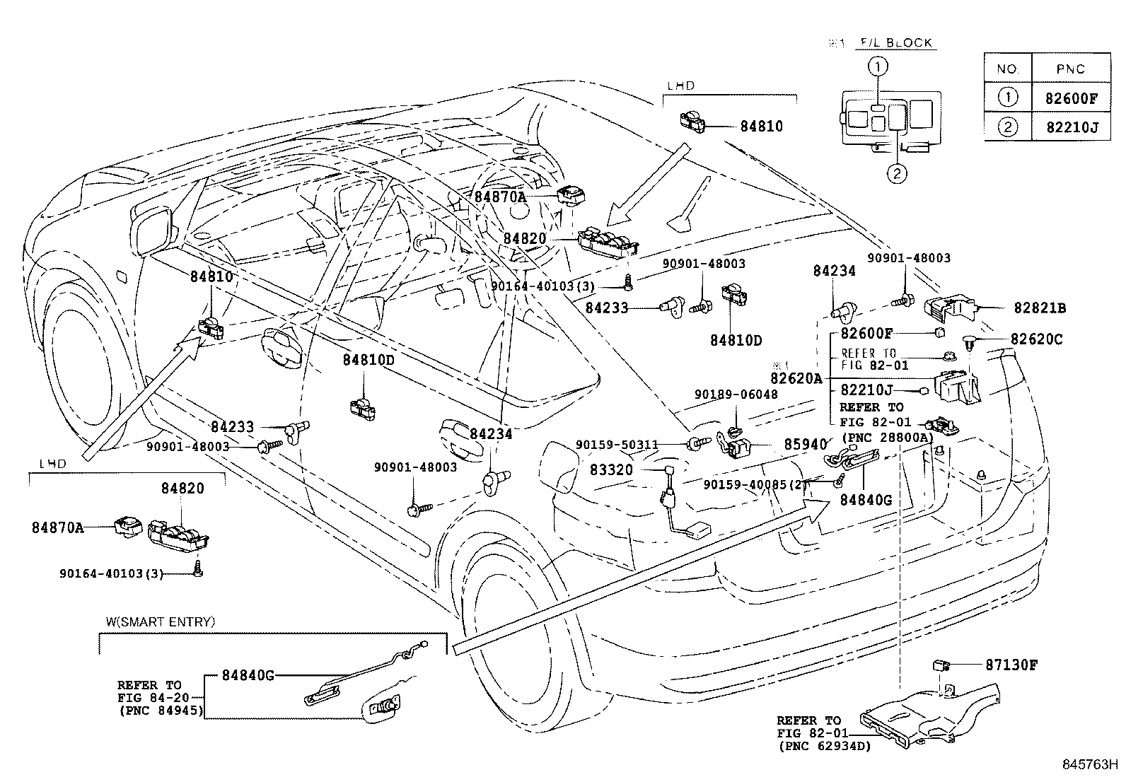 84140-42100 SWITCH ASSY, HEADLAMP DIMMER product image