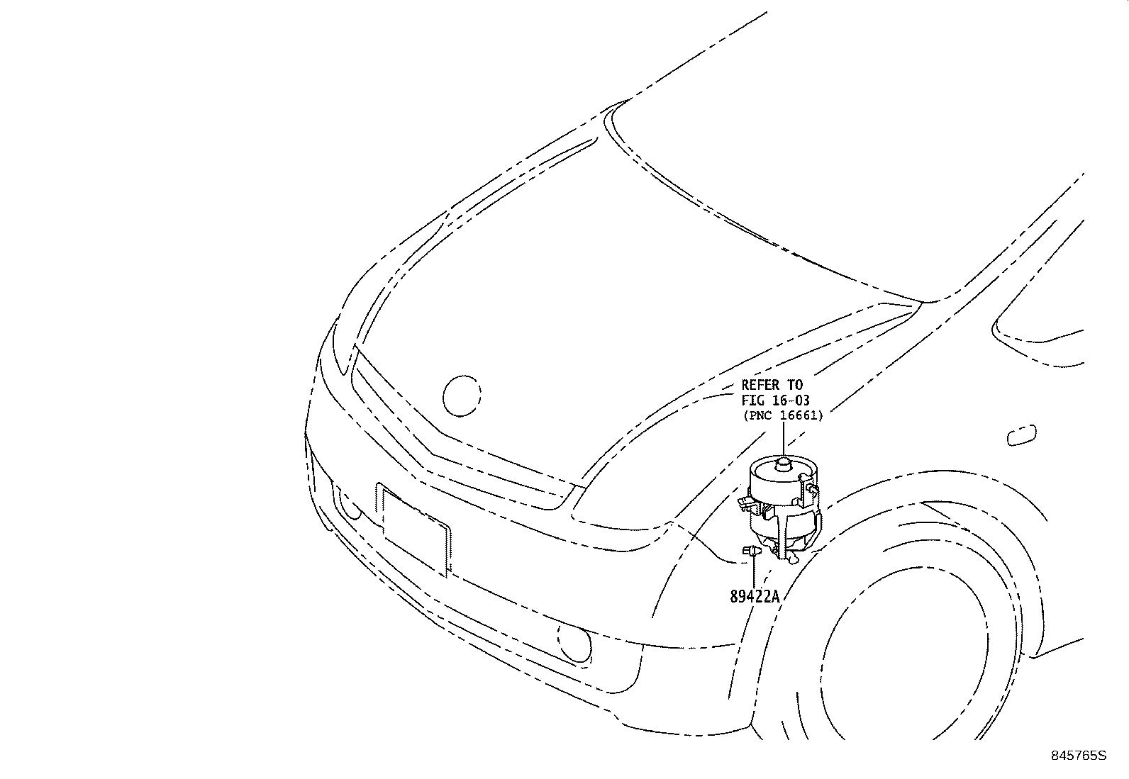Toyota 82663-47050 COVER, RELAY BLOCK, LOWER, NO.2