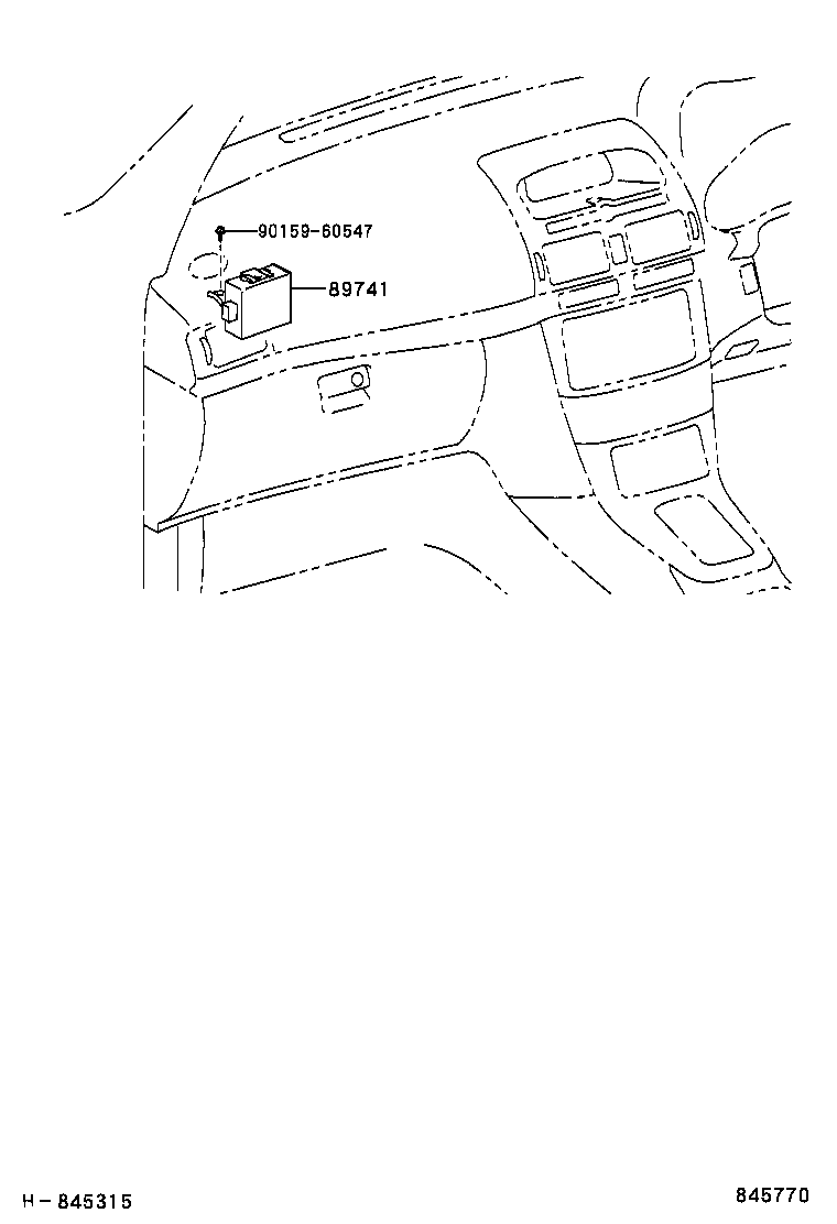 89741-20210 RECEIVER, DOOR CONTROL product image