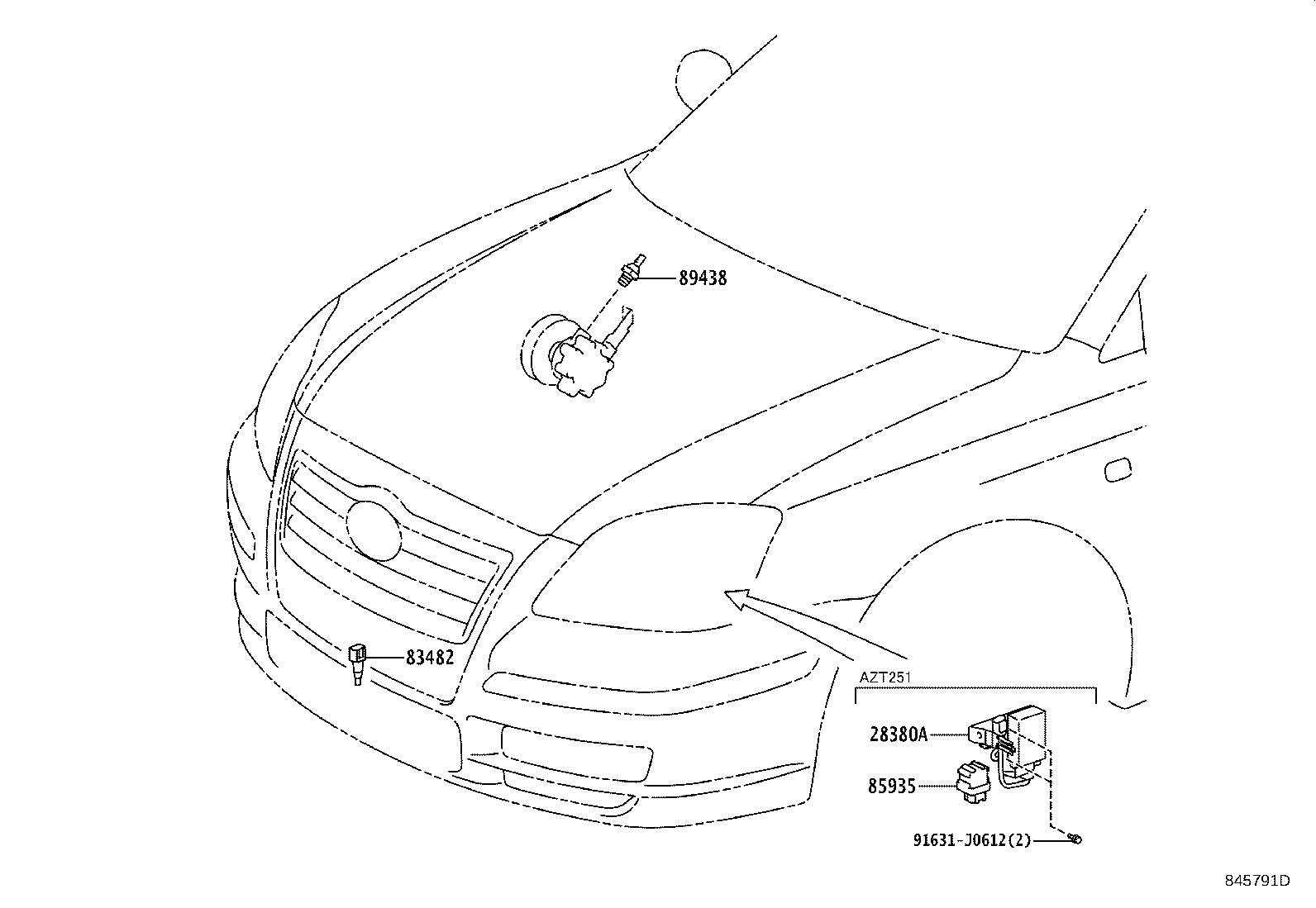 83320-80421 GAGE ASSY, FUEL SENDER product image