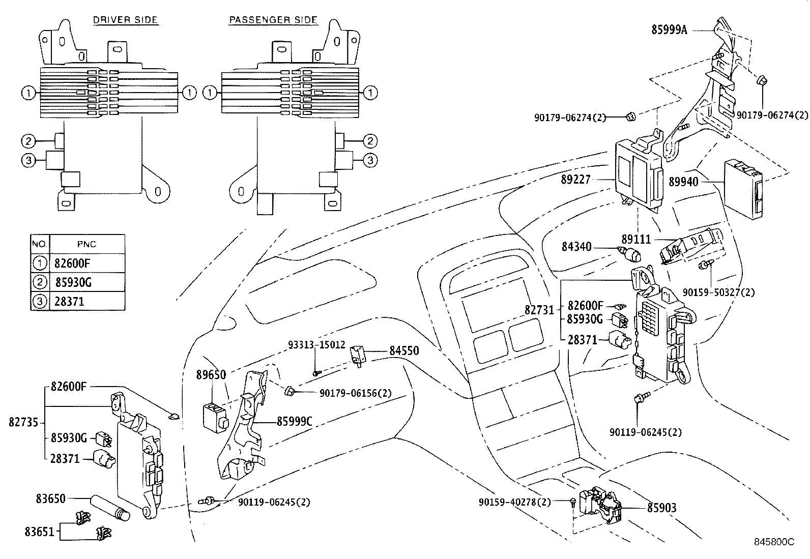 28865-50010 SENSOR, BATTERY THERMOMETER product image
