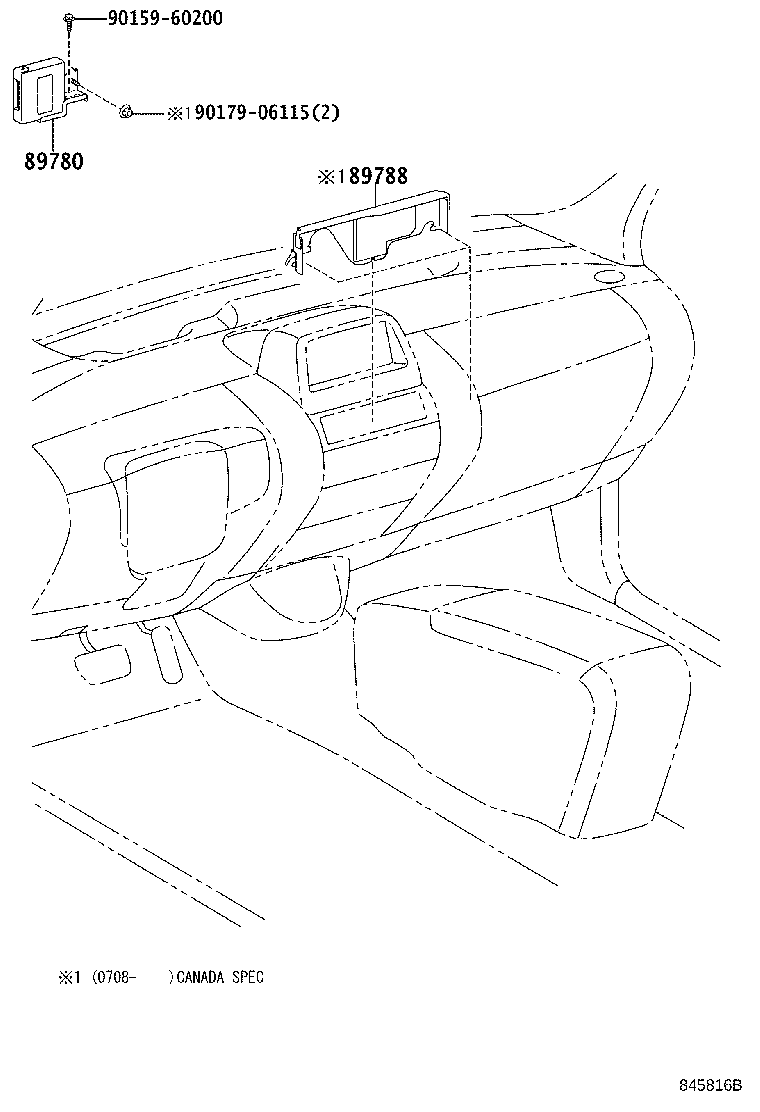 Toyota 89780-47040 COMPUTER ASSY, TRANSPONDER KEY