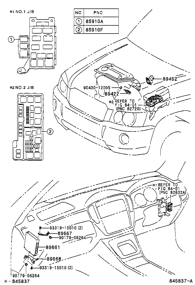 89667-48040 BRACKET, ENGINE CONTROL COMPUTER product image