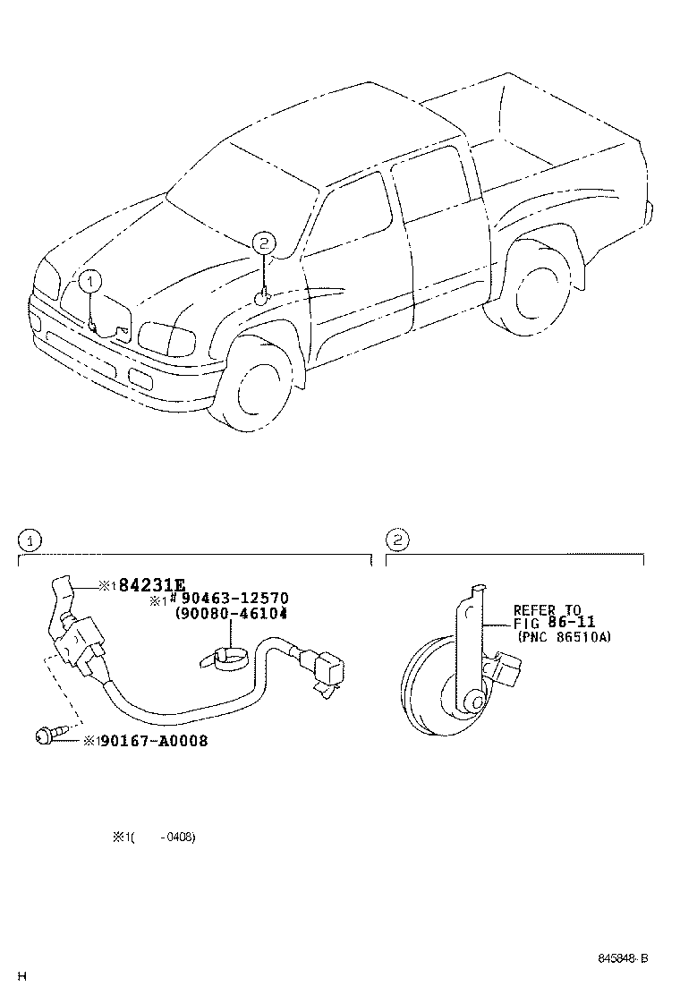 Toyota 89782-34010 COIL, TRANSPONDER KEY