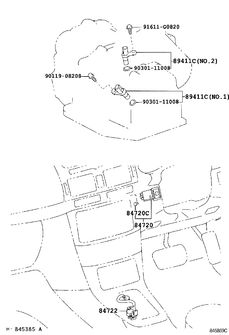 84720-05030 SWITCH ASSY, PATTERN SELECT product image