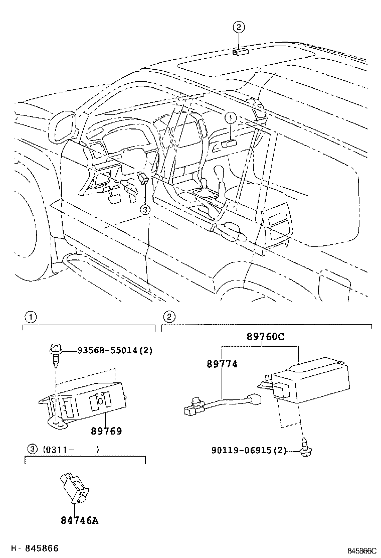 89760-60010 RECEIVER ASSY, TIRE PRESSURE MONITOR product image