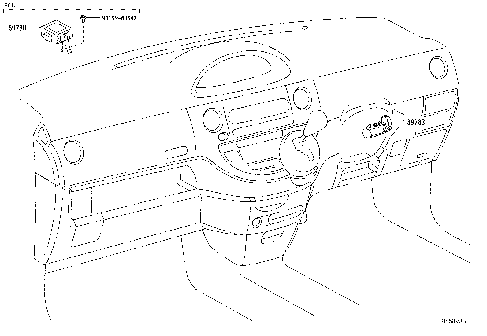 89780-52200 COMPUTER ASSY, TRANSPONDER KEY product image