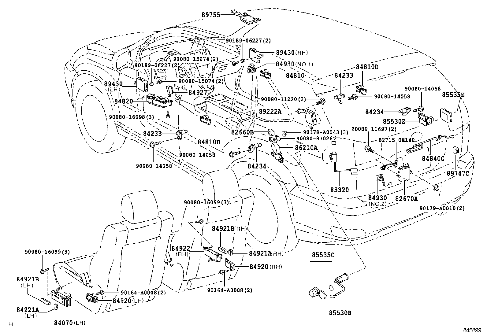 Thumbnail 9 for 82662-0E020