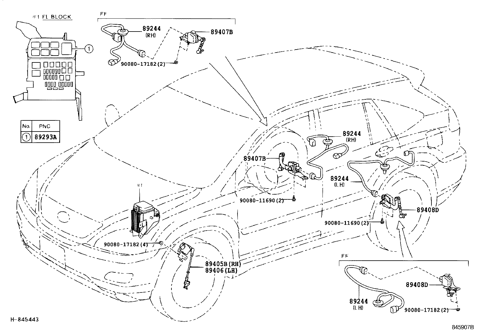 Toyota 89249-0E010 SWITCH, ABSORBER CONTROL