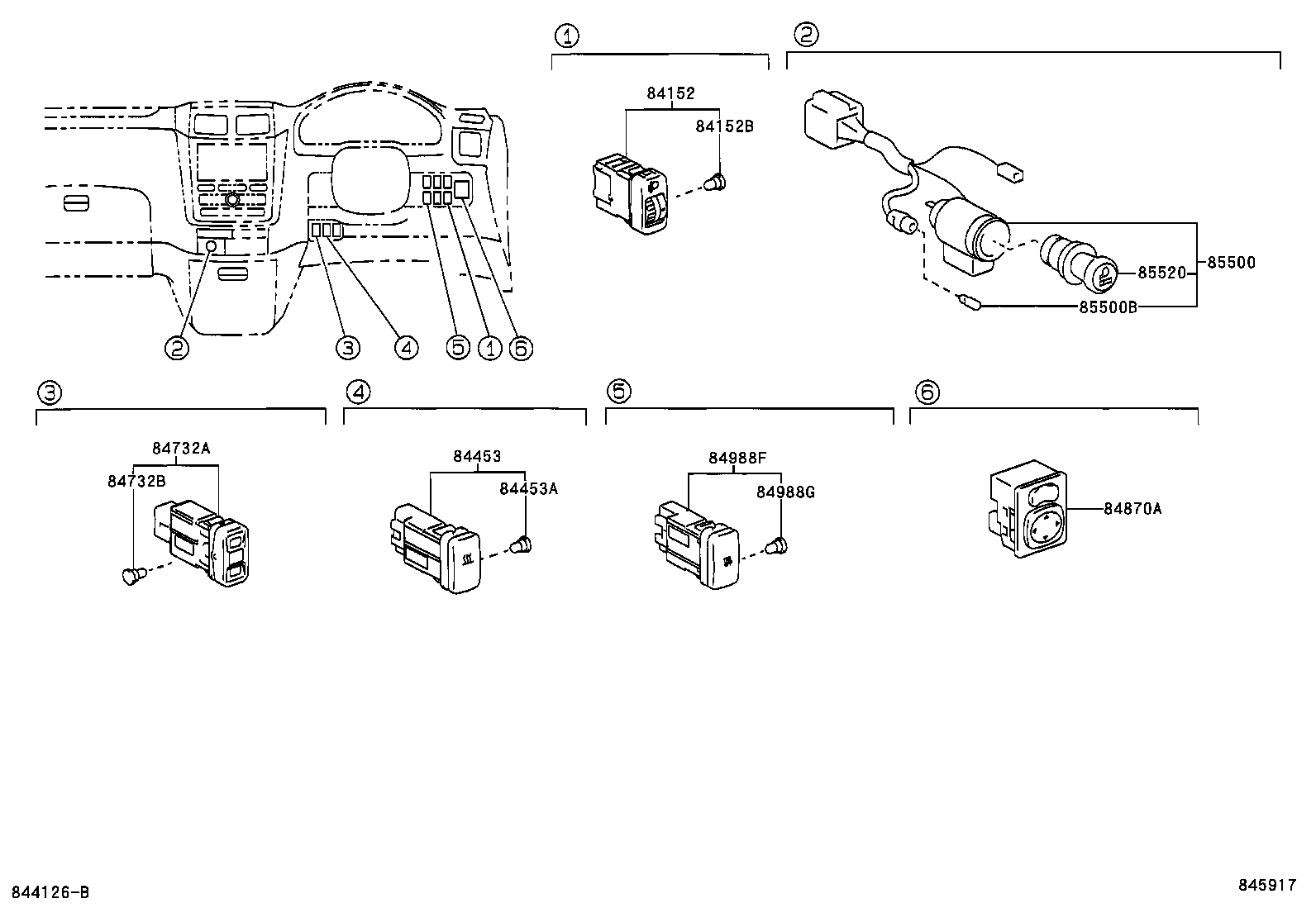 82662-44110 COVER, RELAY BLOCK, UPPER, NO.1 product image