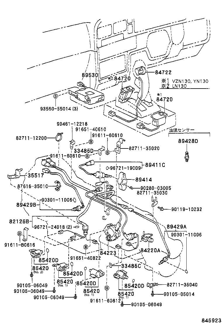 82125-35100 WIRE, TRANSMISSION product image