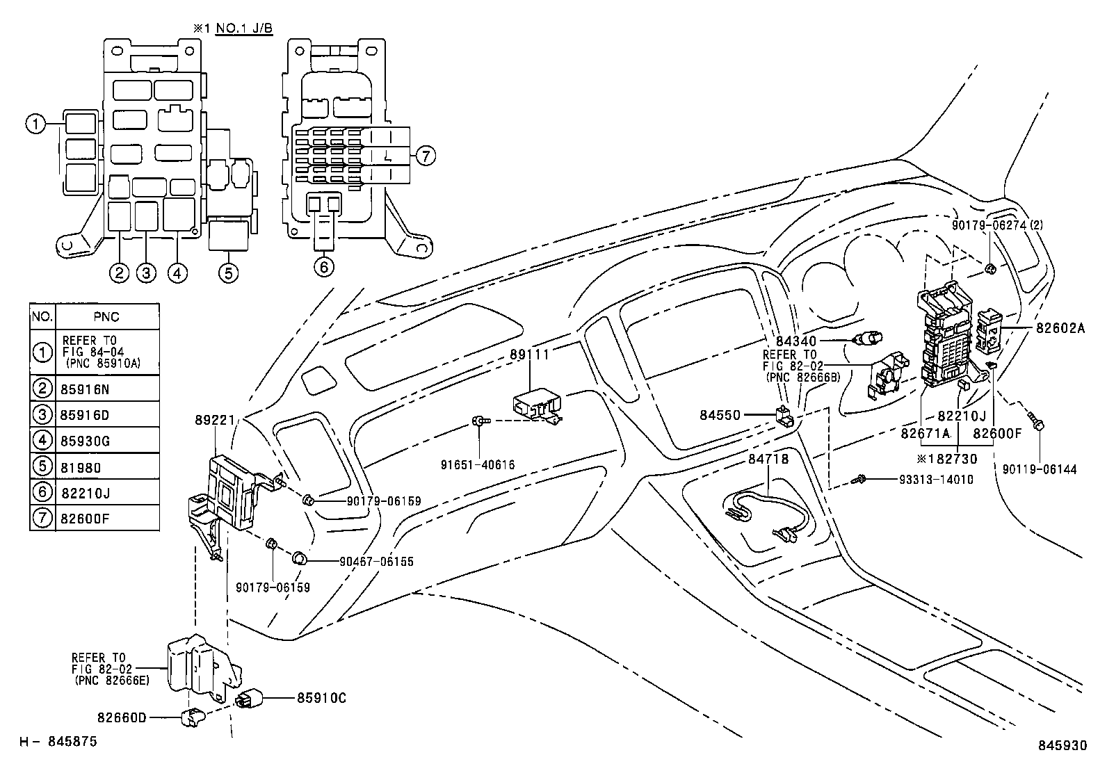 82730-48060 BLOCK ASSY, INSTRUMENT PANEL JUNCTION product image