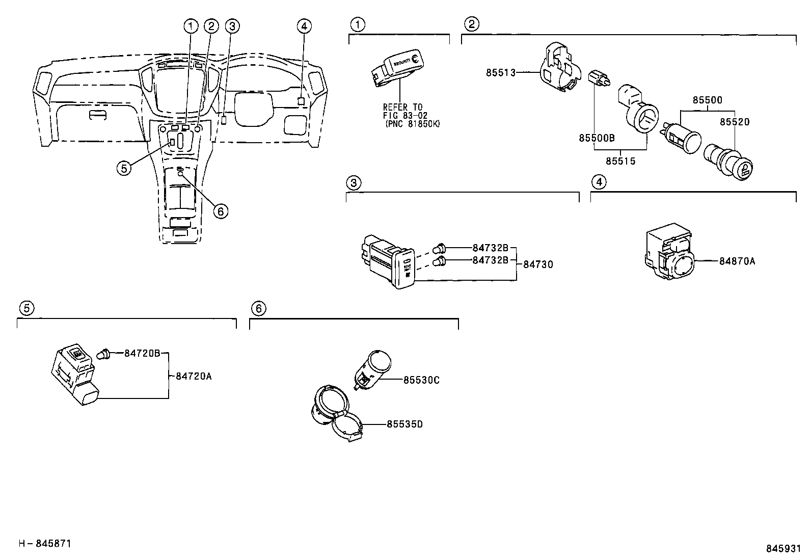 82730-48060 BLOCK ASSY, INSTRUMENT PANEL JUNCTION product image