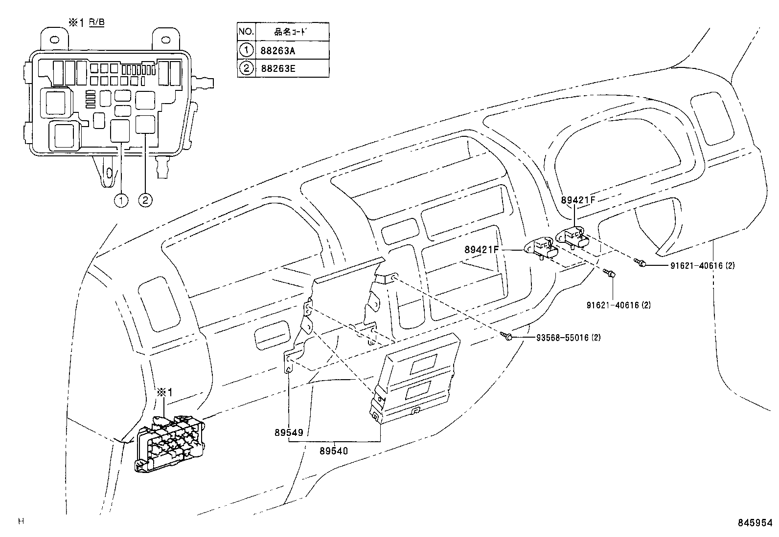 89545-37010 SENSOR, SPEED, REAR RH product image