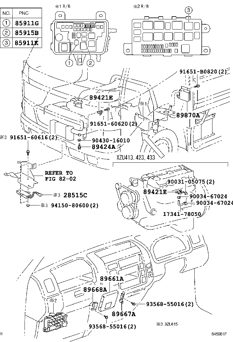 89661-37293 COMPUTER, ENGINE CONTROL product image