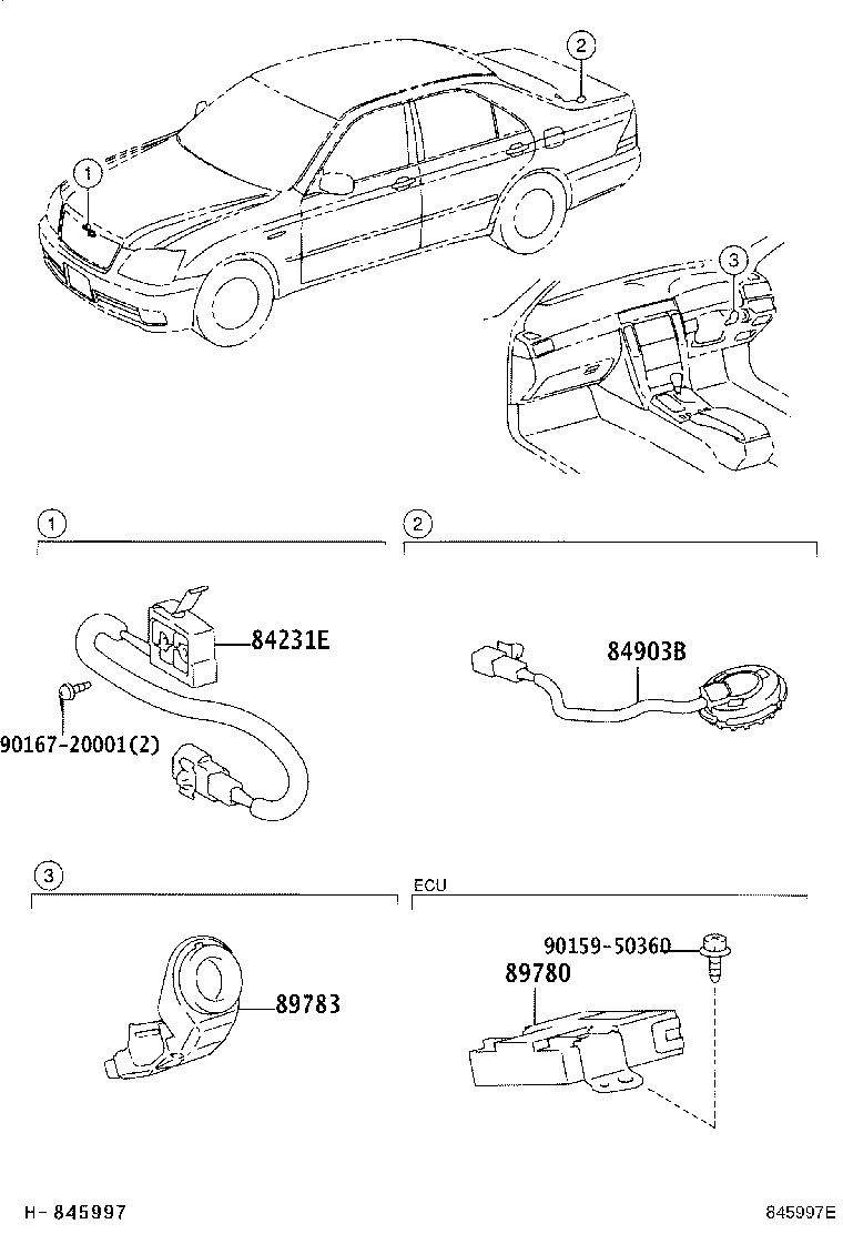 89780-30030 COMPUTER ASSY, TRANSPONDER KEY product image