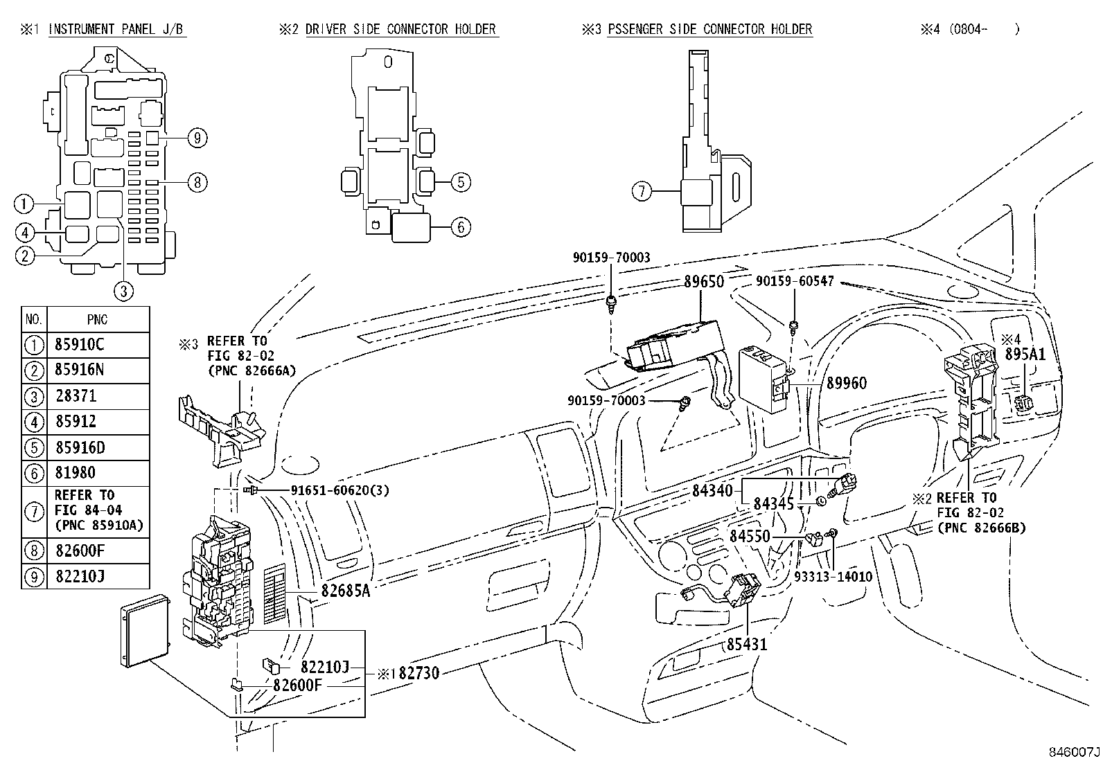 82741-63010 BLOCK, ENGINE ROOM RELAY product image