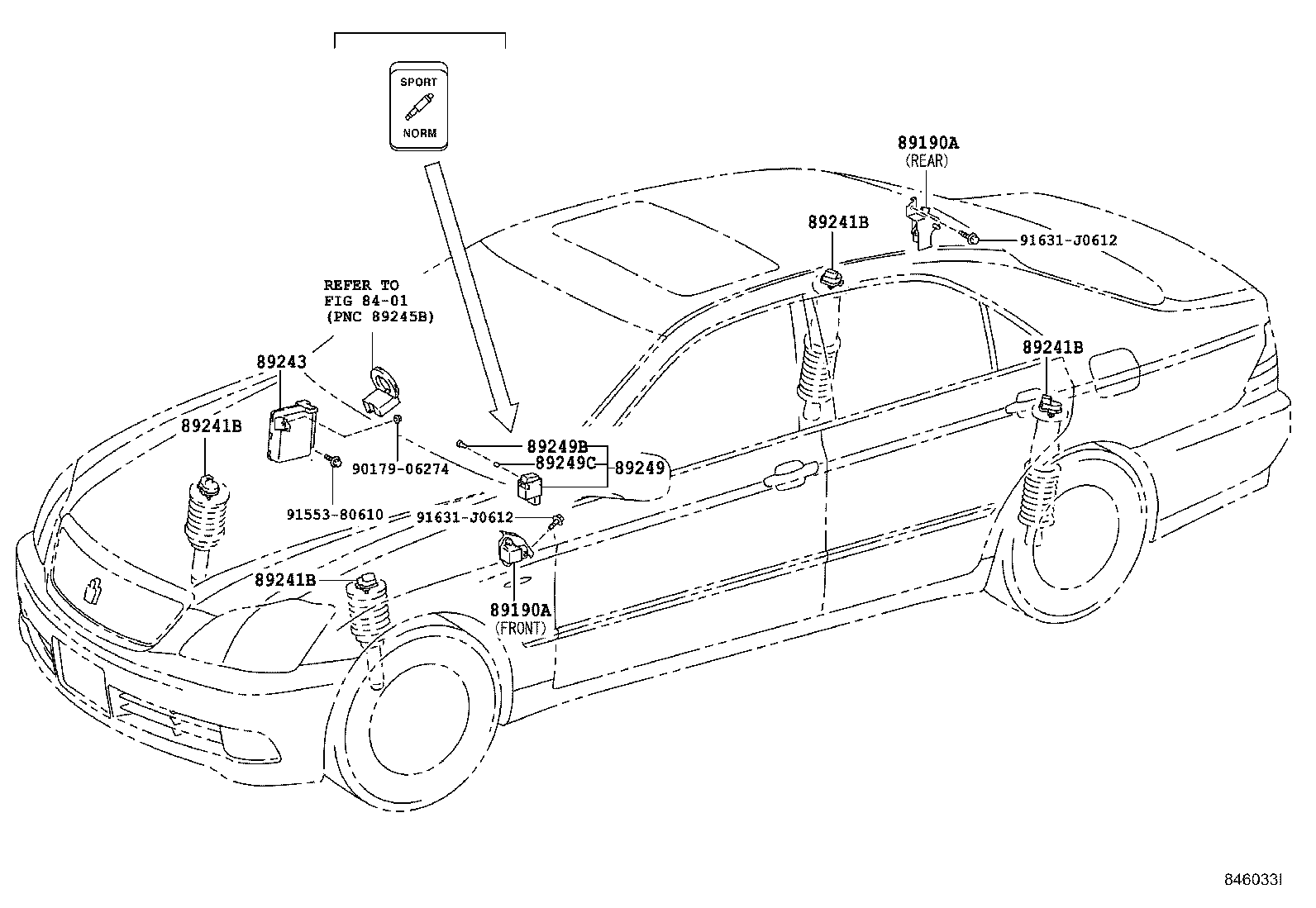 89293-30210 COMPUTER, SUSPENSION CONTROL product image