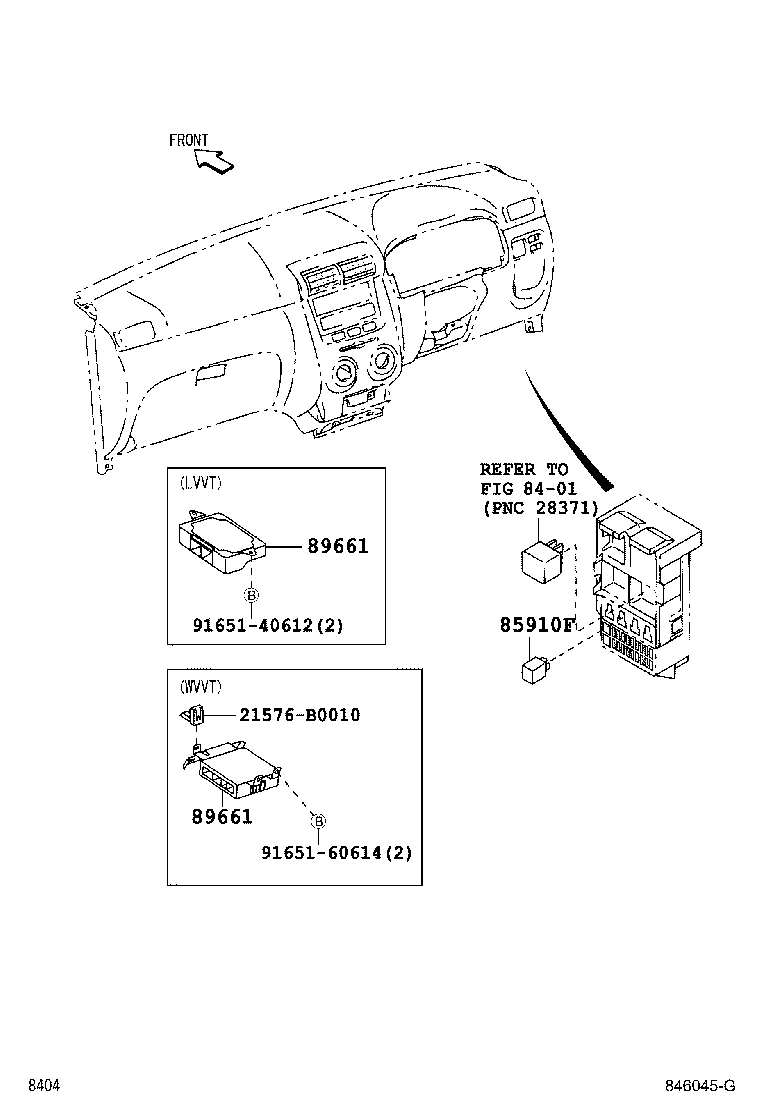 Toyota 89539-BZ050 BRACKET, COMPUTER