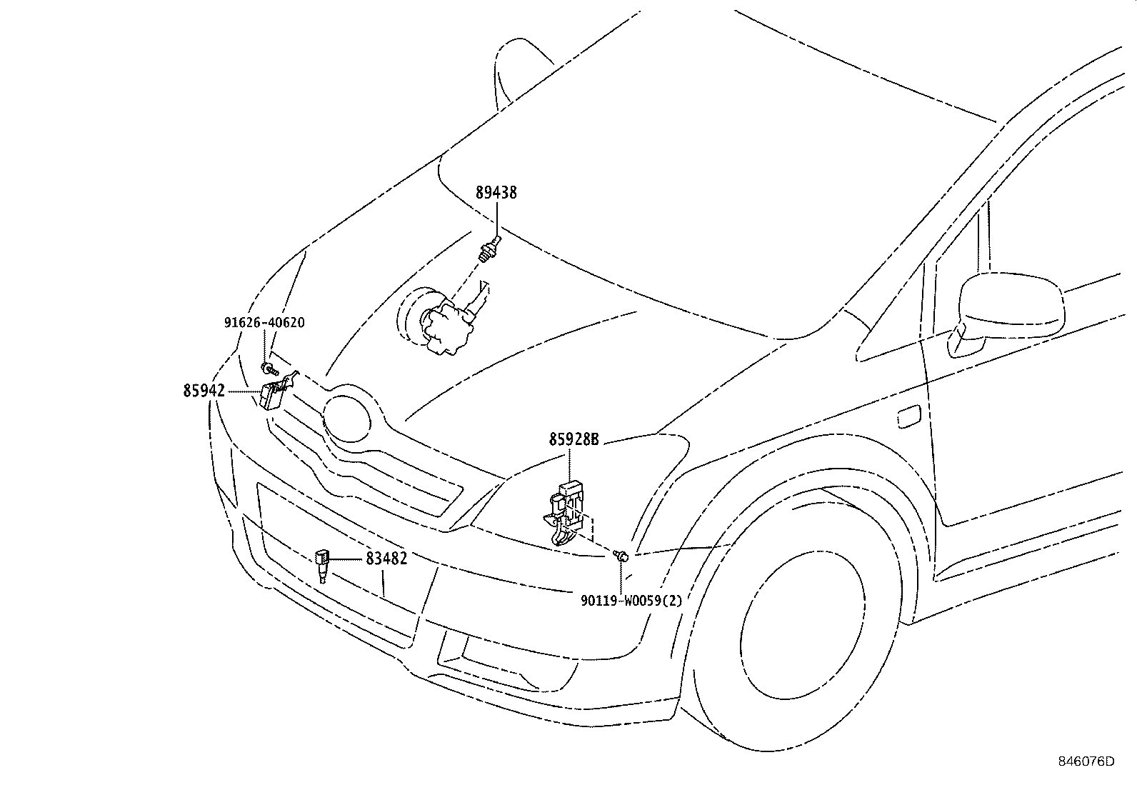 28850-28010 SENSOR ASSY, BATTERY CURRENT product image