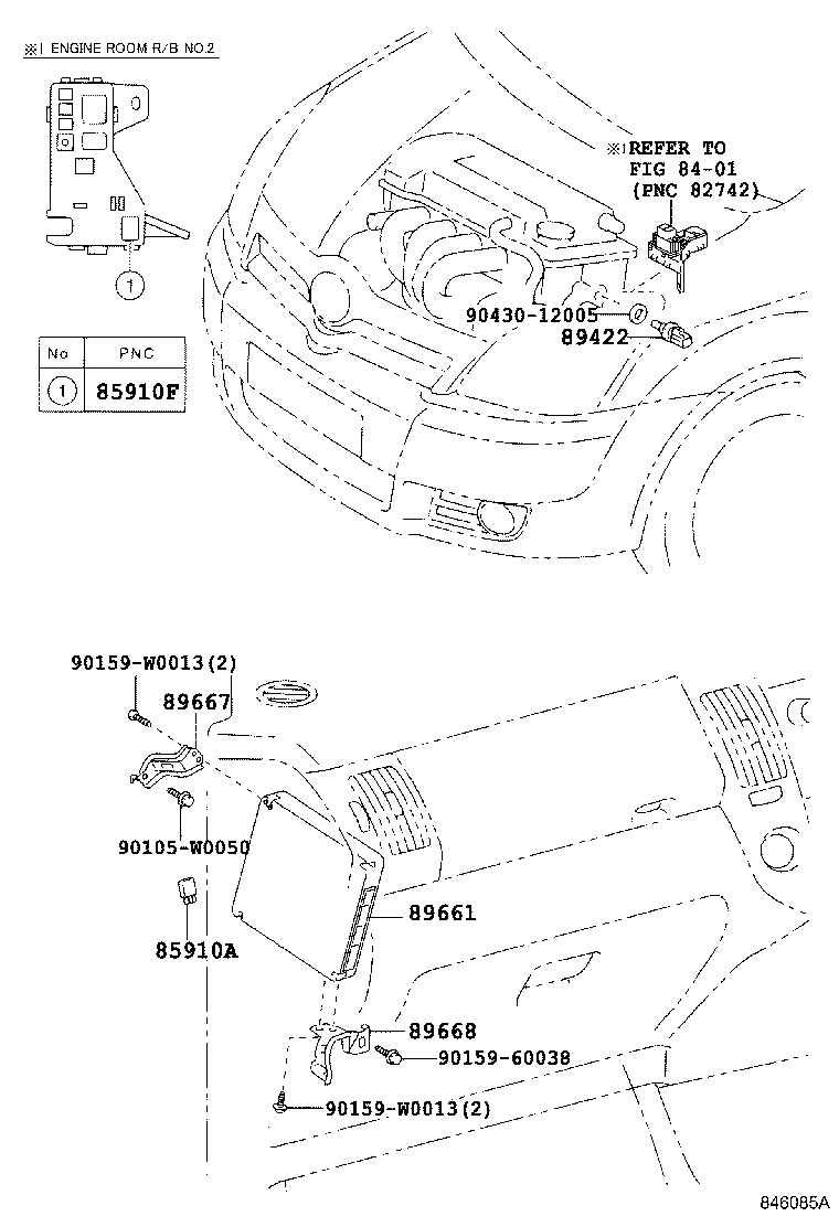 89661-0F030 COMPUTER, ENGINE CONTROL product image