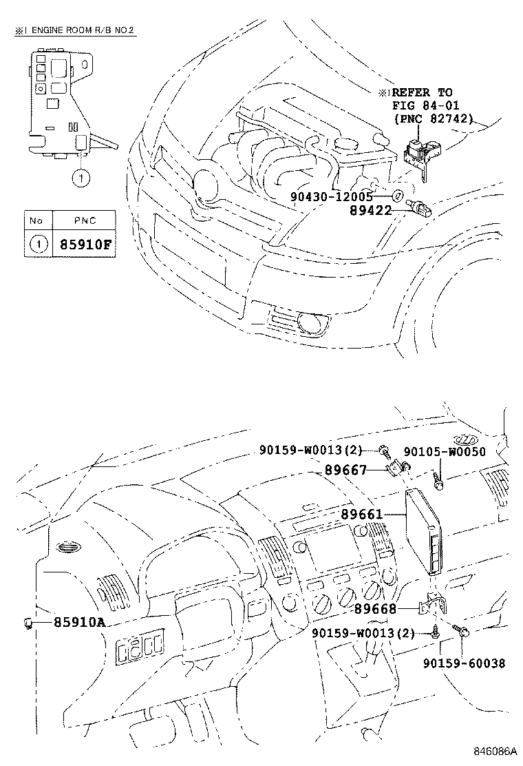 89661-0F030 COMPUTER, ENGINE CONTROL product image