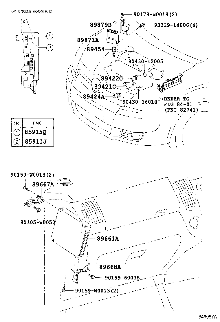 89661-0F010 COMPUTER, ENGINE CONTROL product image