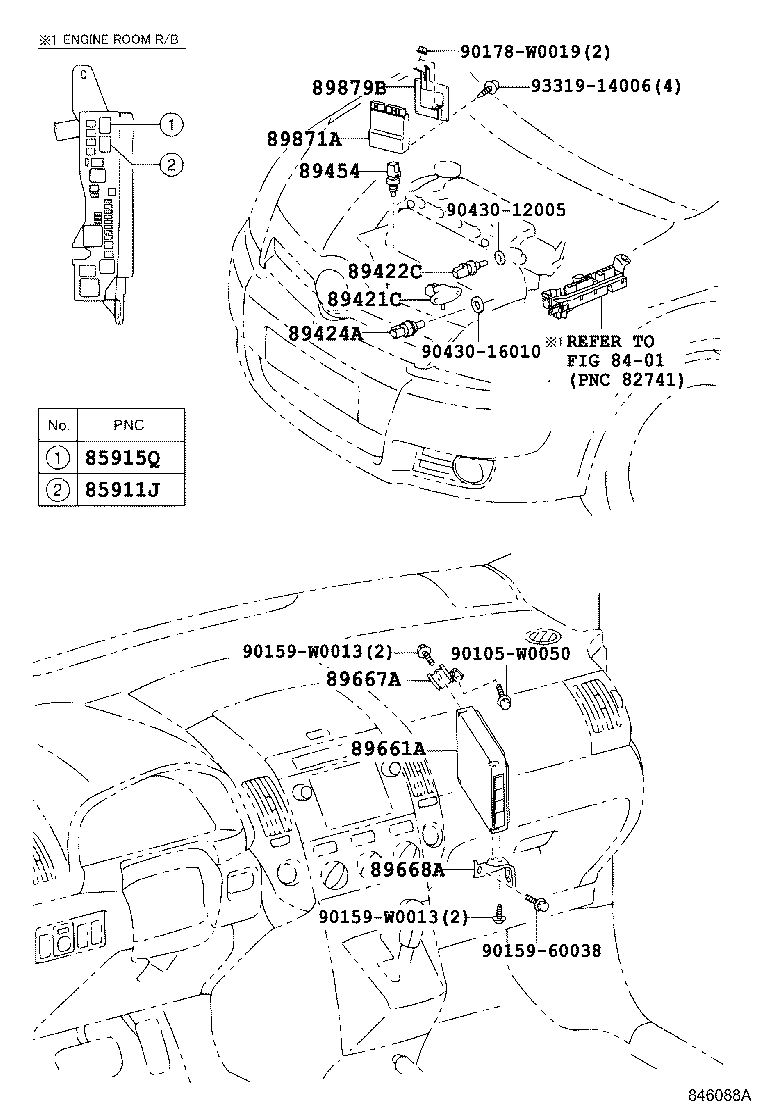 89661-0F010 COMPUTER, ENGINE CONTROL product image