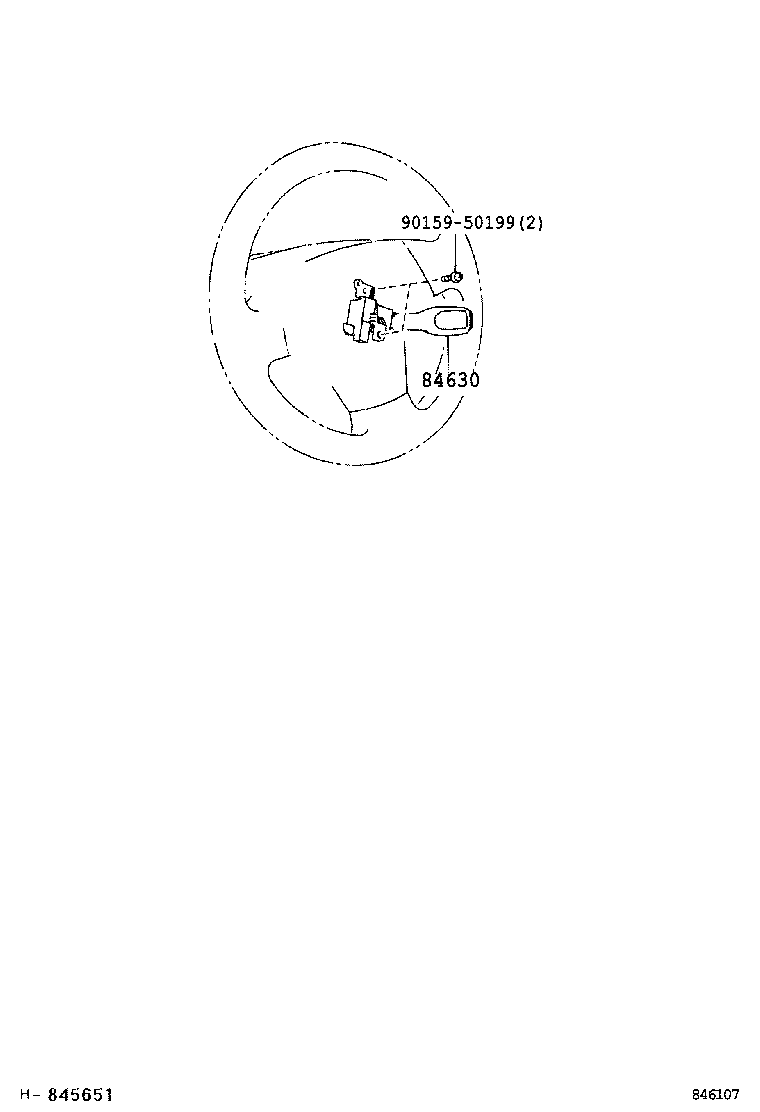 84632-34010 SWITCH ASSY, CRUISE CONTROL MAIN product image