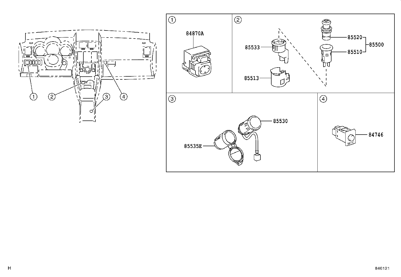 84030-21020 SWITCH ASSY,MULTIPLEX NETWORK product image