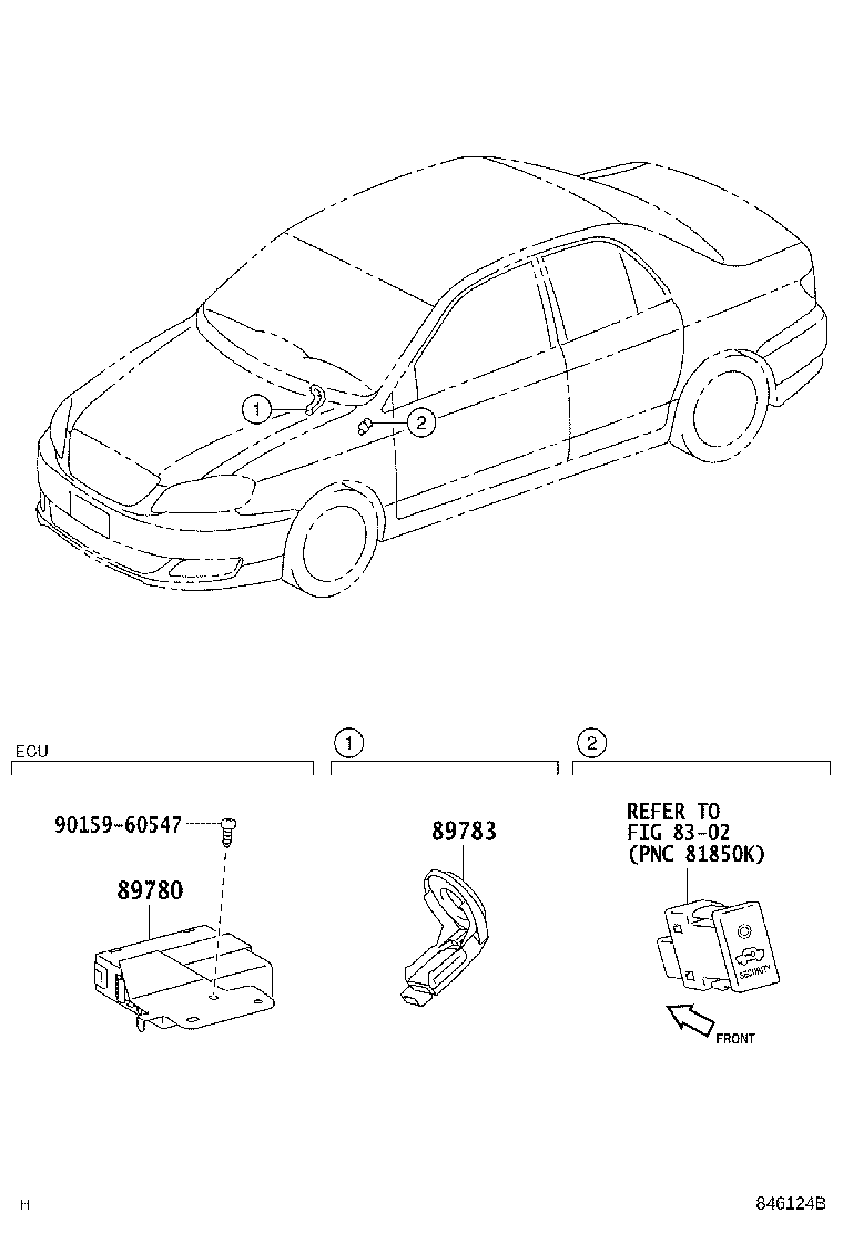 Toyota 89783-52030 AMPLIFIER, TRANSPONDER KEY
