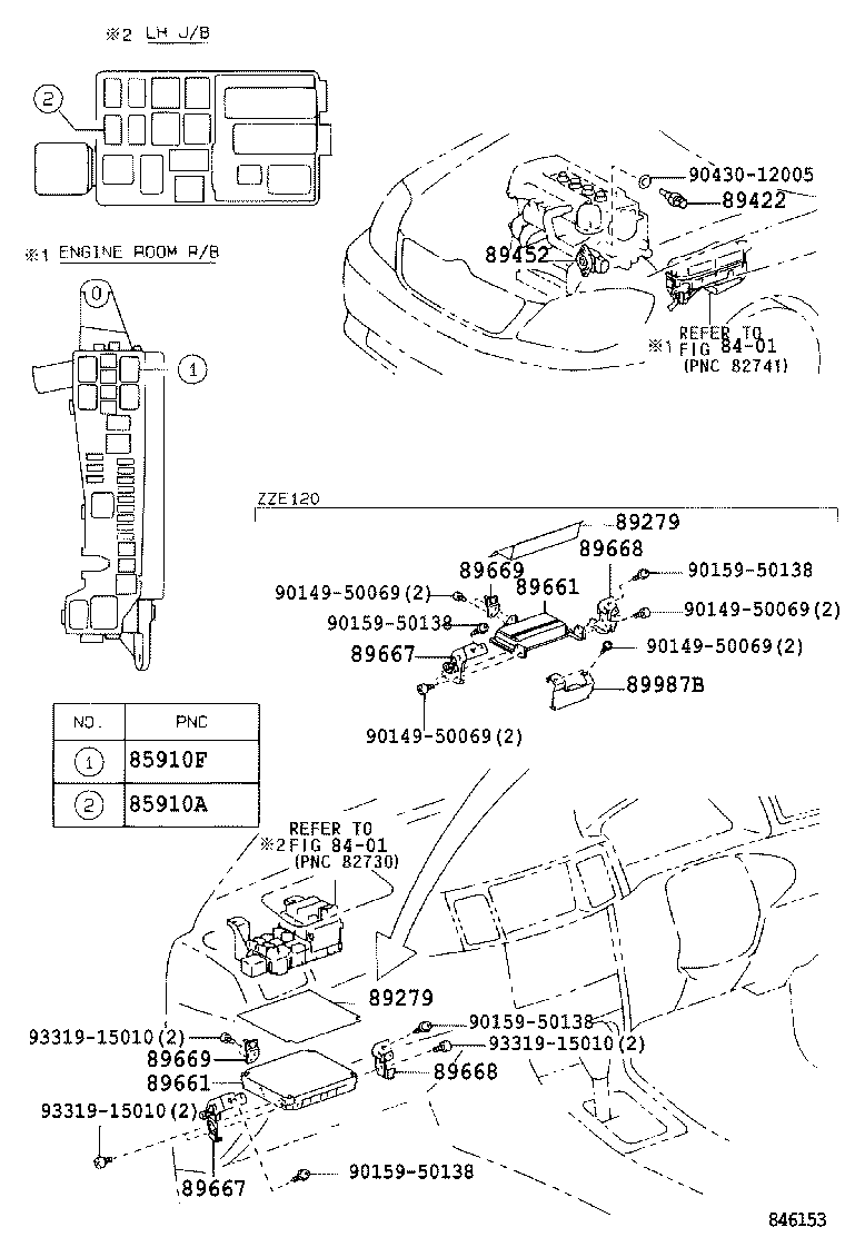 89661-02B10 COMPUTER, ENGINE CONTROL product image