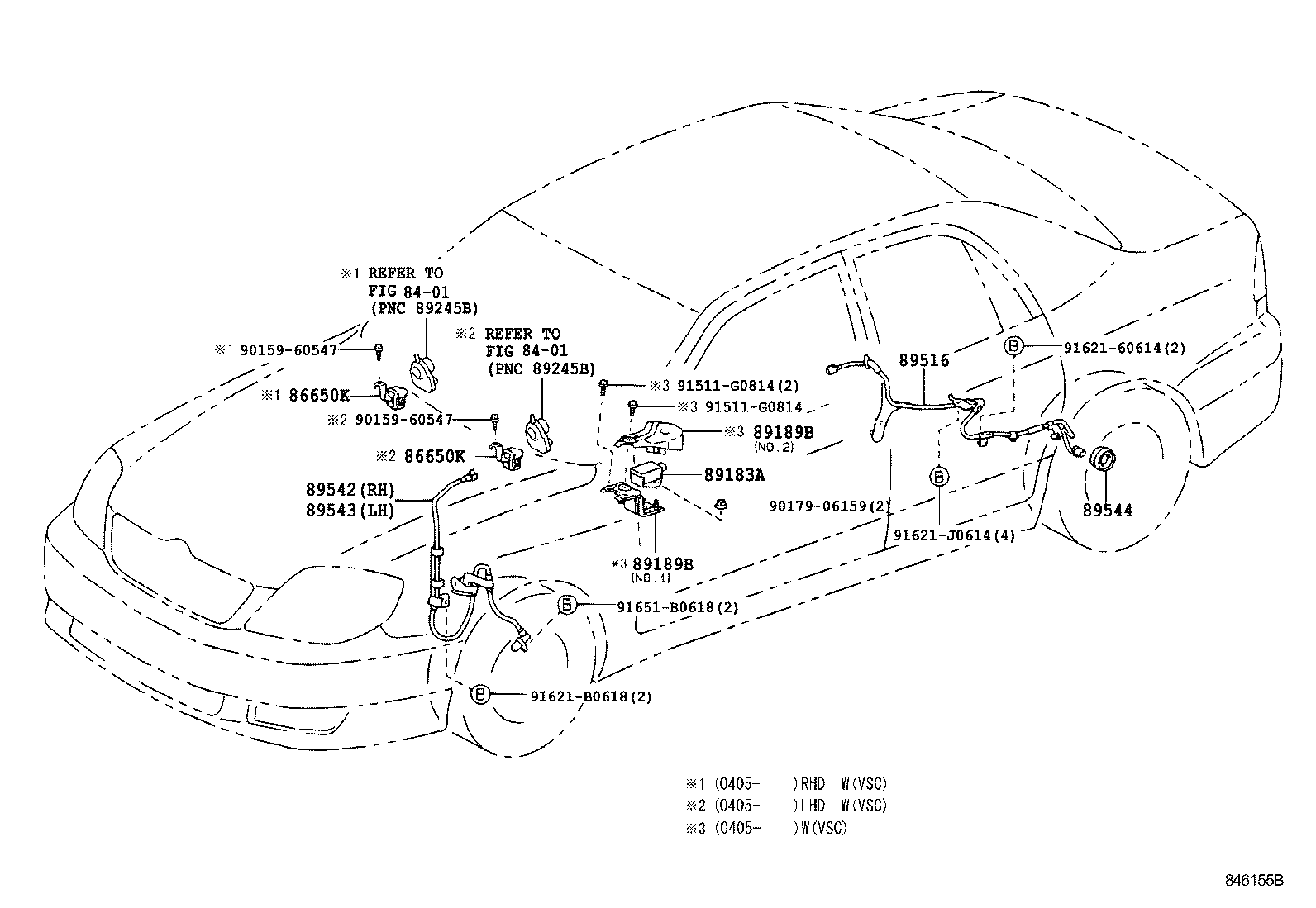 89544-32030 SENSOR, SKID CONTROL product image